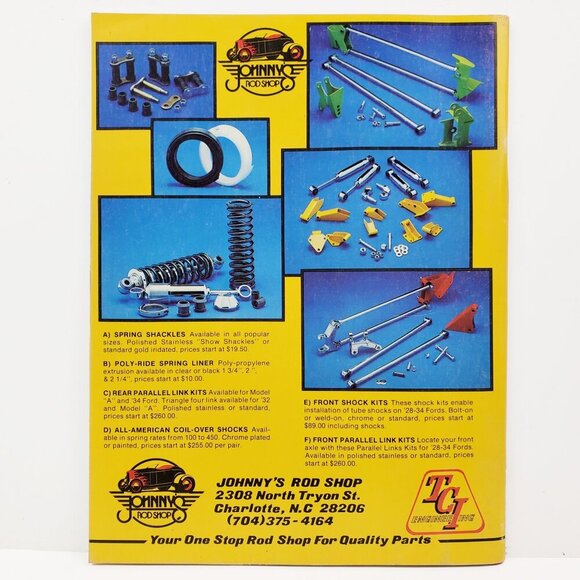 Rodder's Digest Magazine #15 Vintage 1984 Hot Rod Cars Flathead 80s Unread Spine - Picture 8 of 8